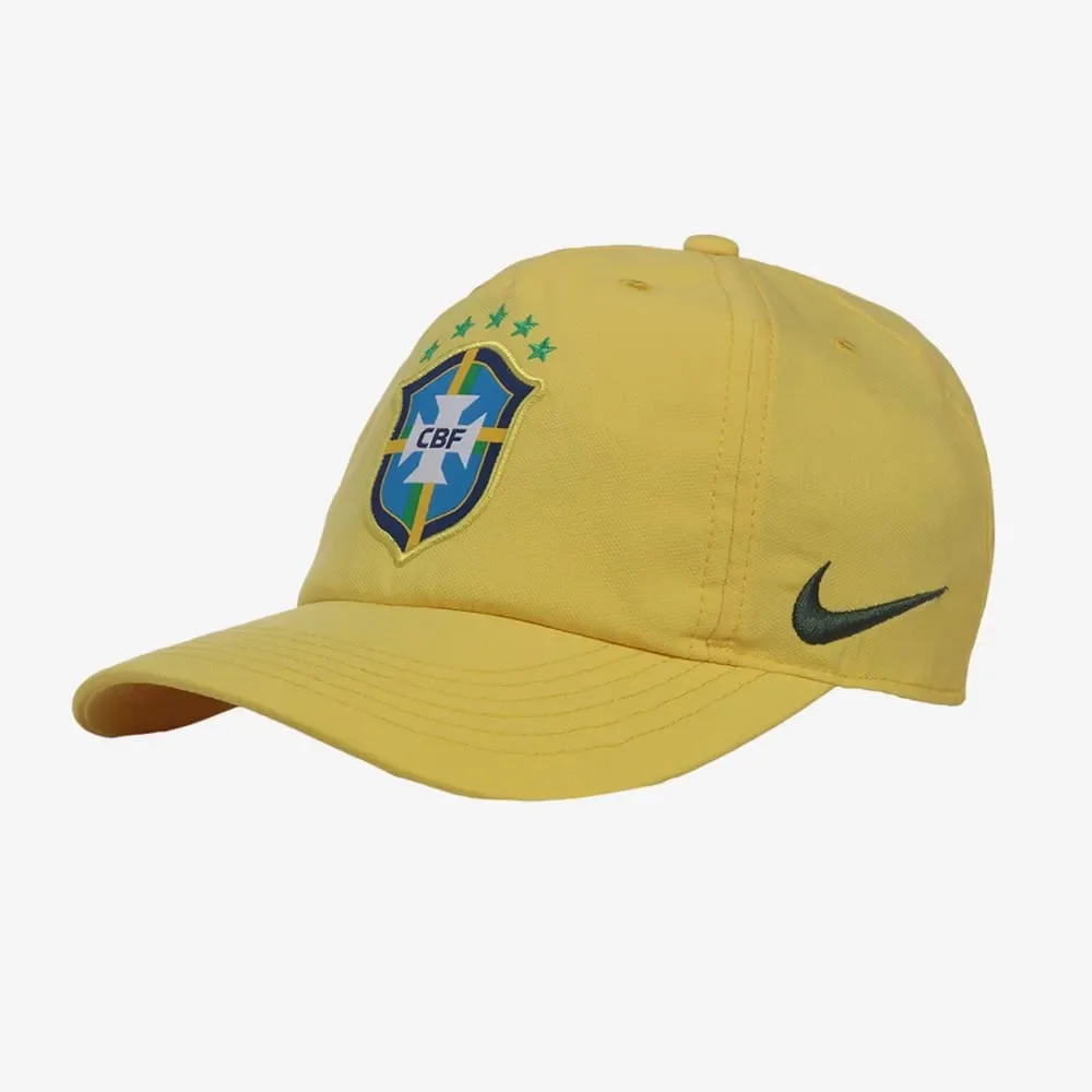 Boné Brasil Nike Club Infantil Amarelo
