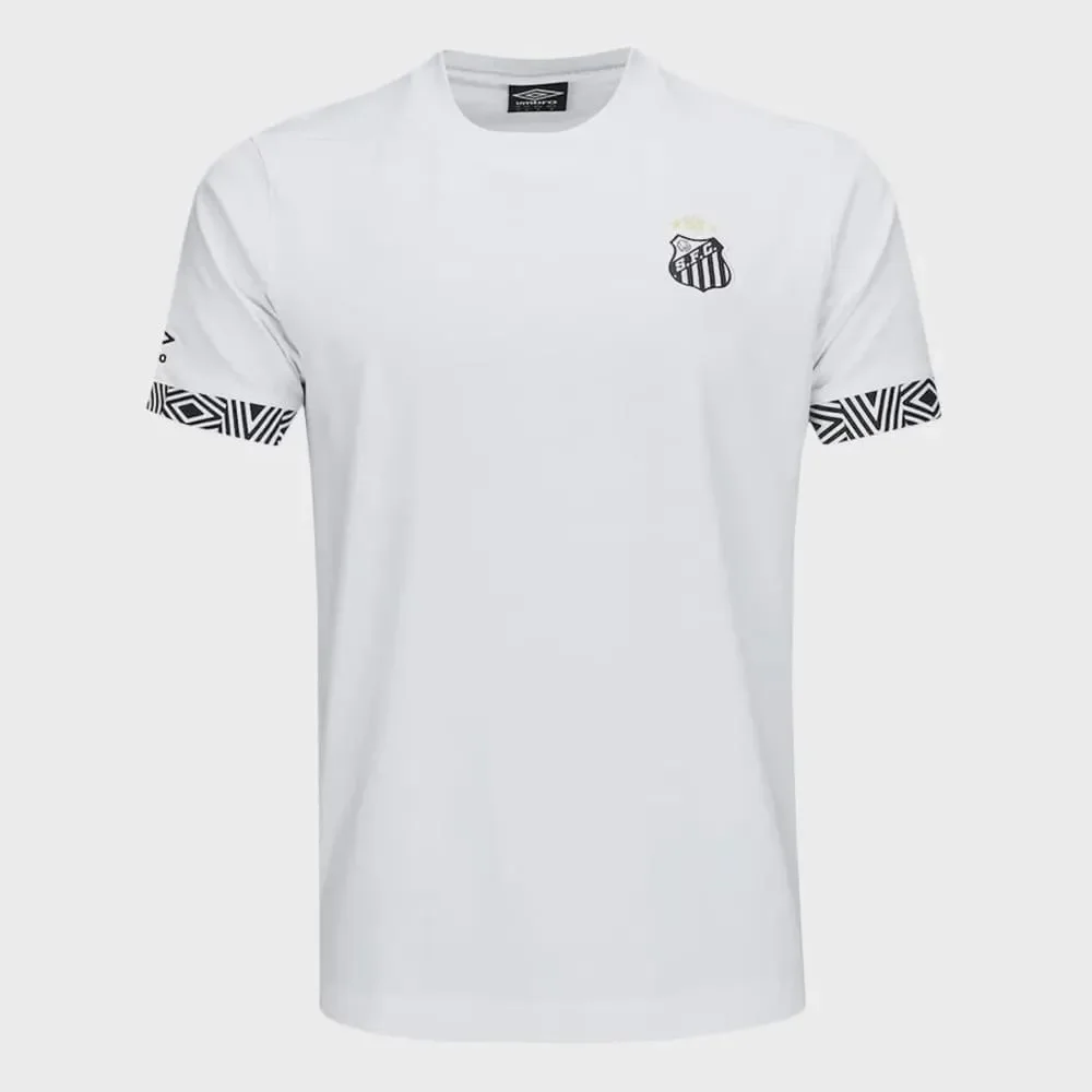 Camisa Santos Concentração Umbro 2026 Branco