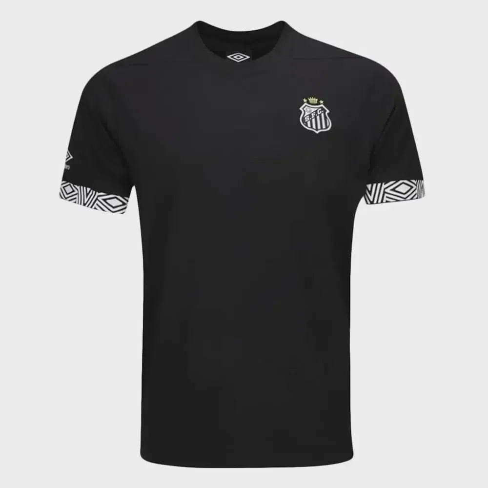 Camisa Santos Concentração Umbro 2026 Preto