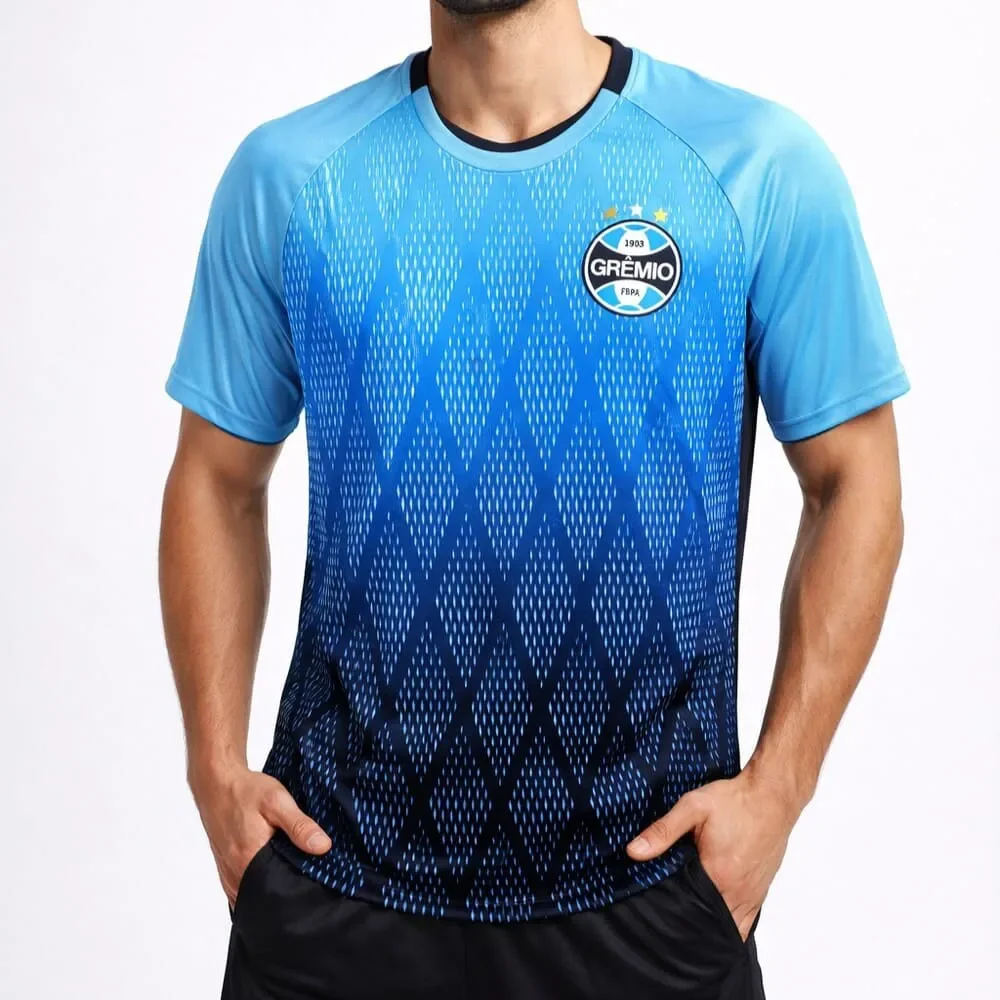 Camiseta Grêmio Betel Raça Azul/Preto