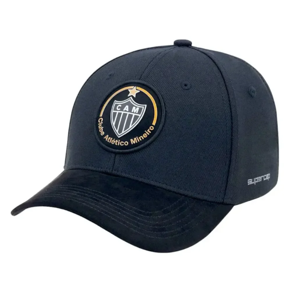 Boné Atlético Mineiro Supercap Patch Silk Preto