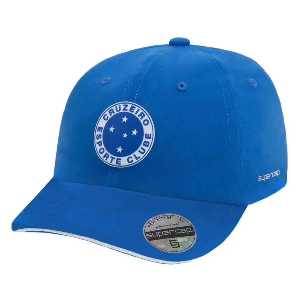 Boné Cruzeiro Supercap Silk Frontal Royal