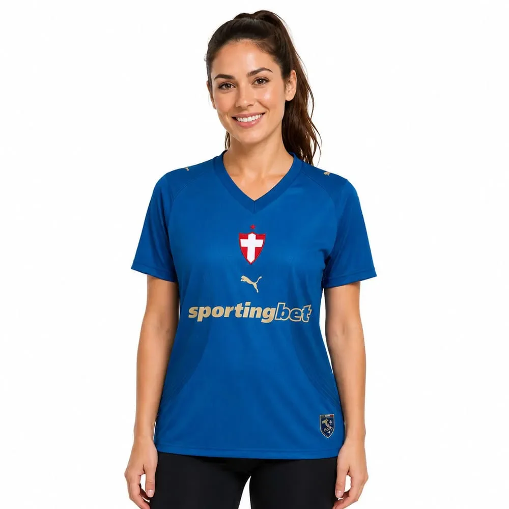 Camisa Palmeiras III Puma 26/27 Feminina Azul