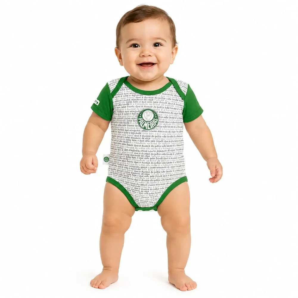Body Palmeiras Revedor Frases Branco