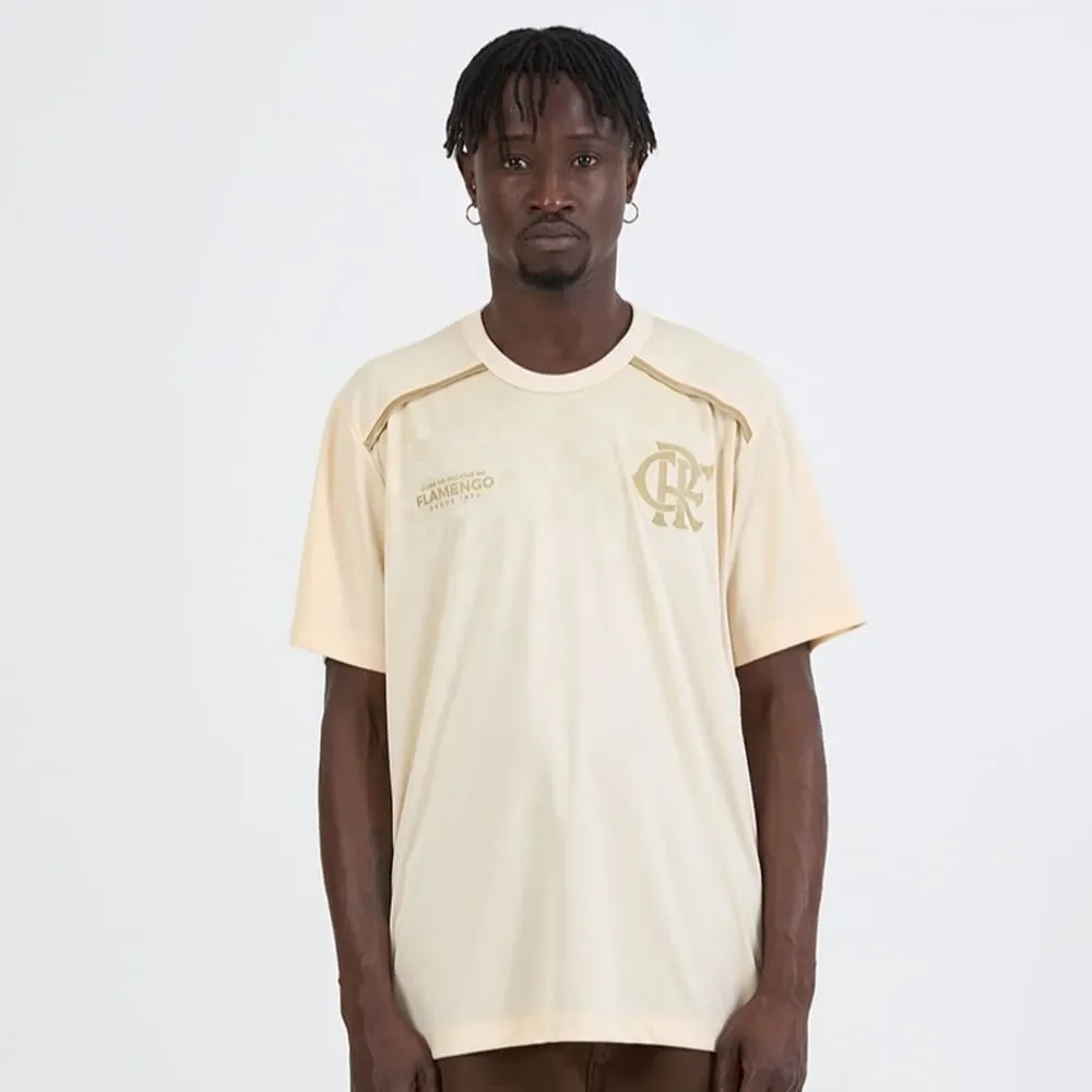 Camiseta Flamengo Aureo Bege