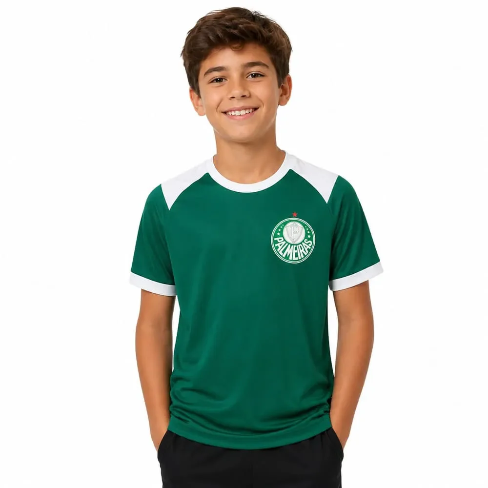 Camiseta Palmeiras Betel Alviverde Infantil Verde