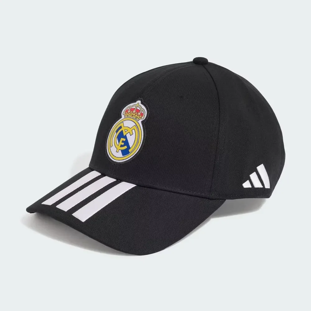 Boné Adidas Real Madrid Baseball Preto/Branco