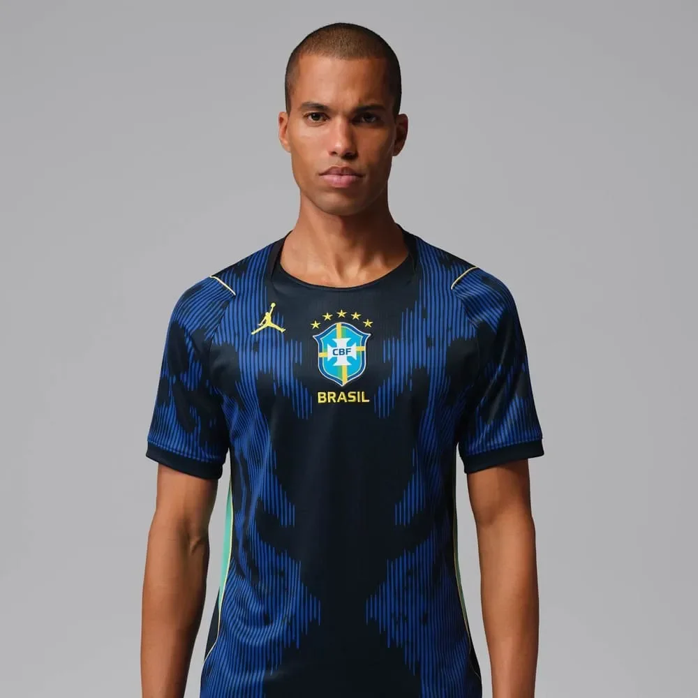 Camisa Brasil II Nike x Jordan 2026 Azul