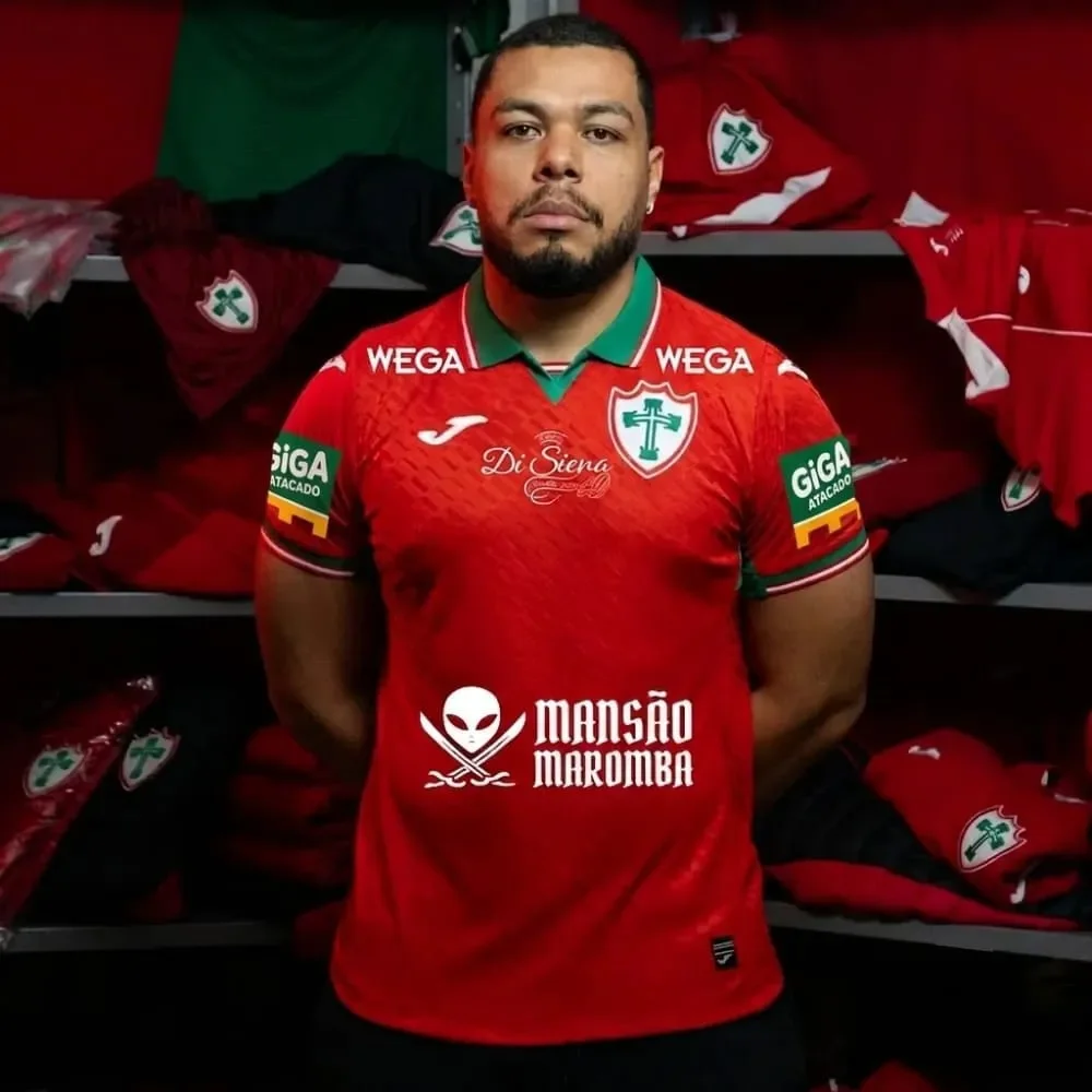 Camisa Portuguesa III Joma 2026 Jogador C/Patrocínio Vermelha