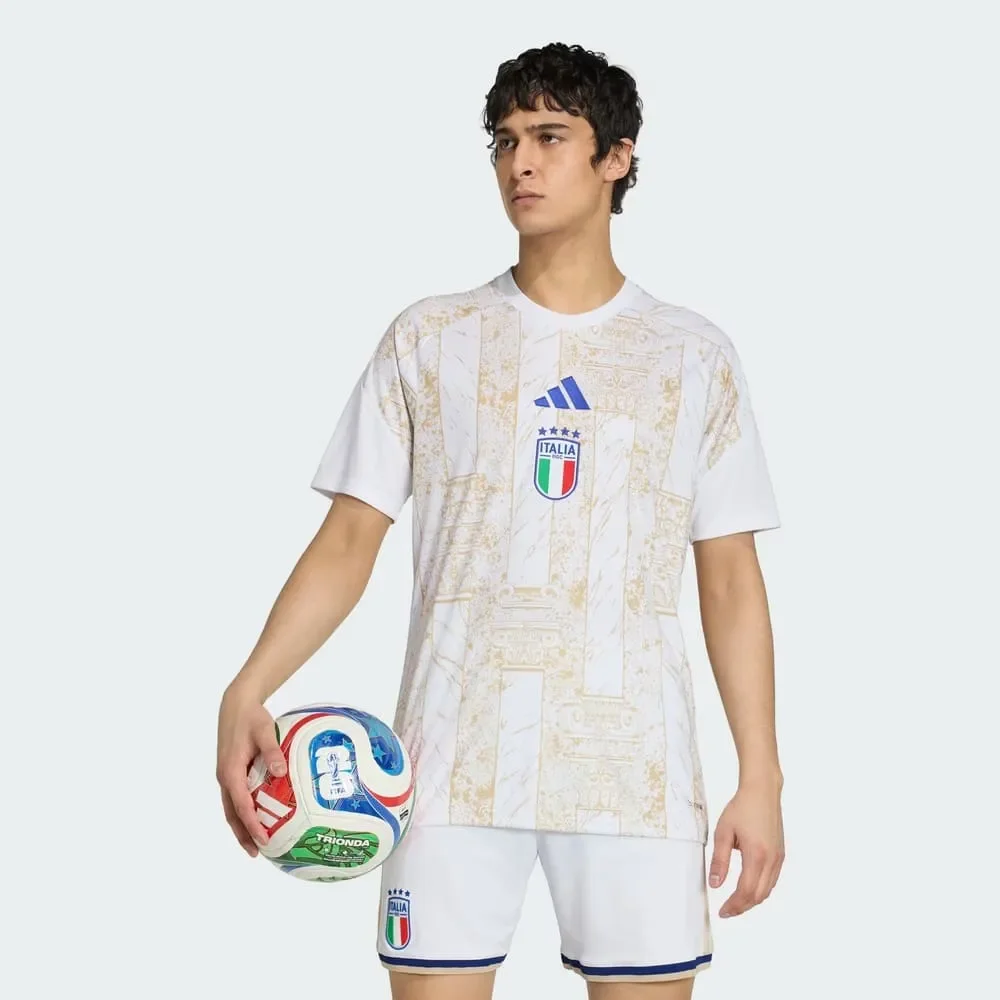 Camisa Itália Pré Jogo Adidas 2026 Branco