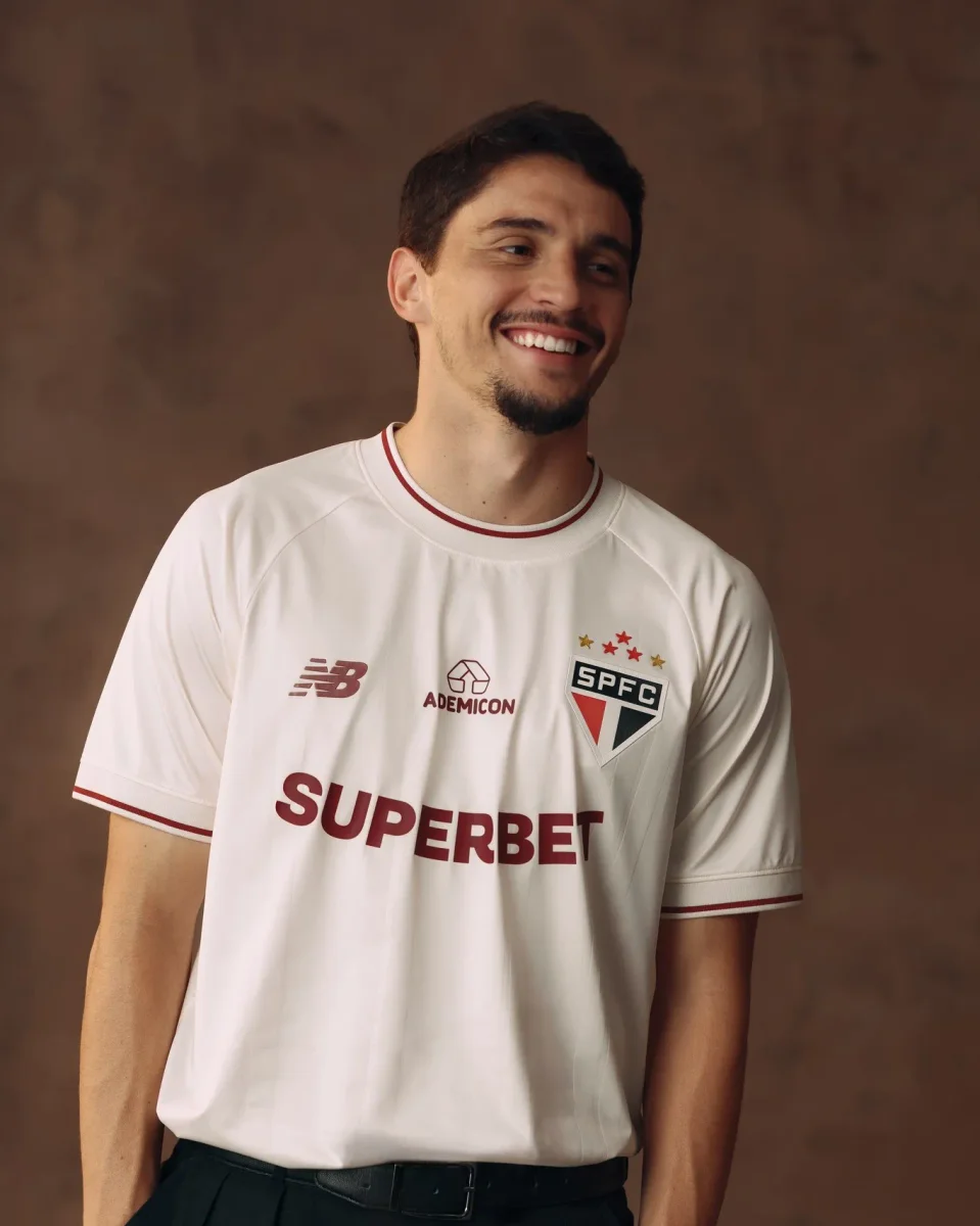 Camisa São Paulo Comemorativa New Balance 26/27 Jogador Off White